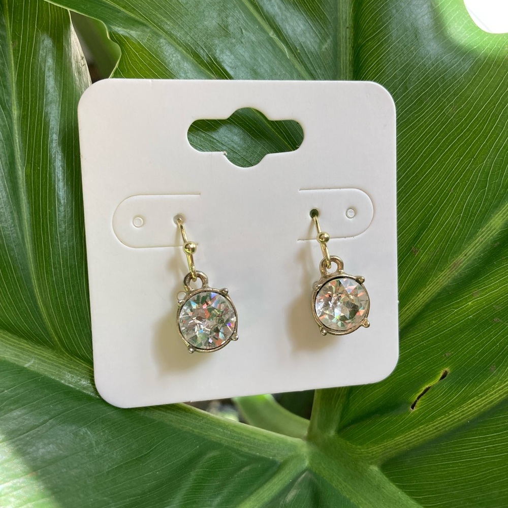 NWT Faux Diamond Y2K Charm Earrings
